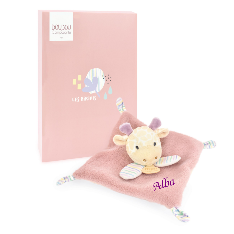  - the rikikis - comforter giraffe purple 20 cm 